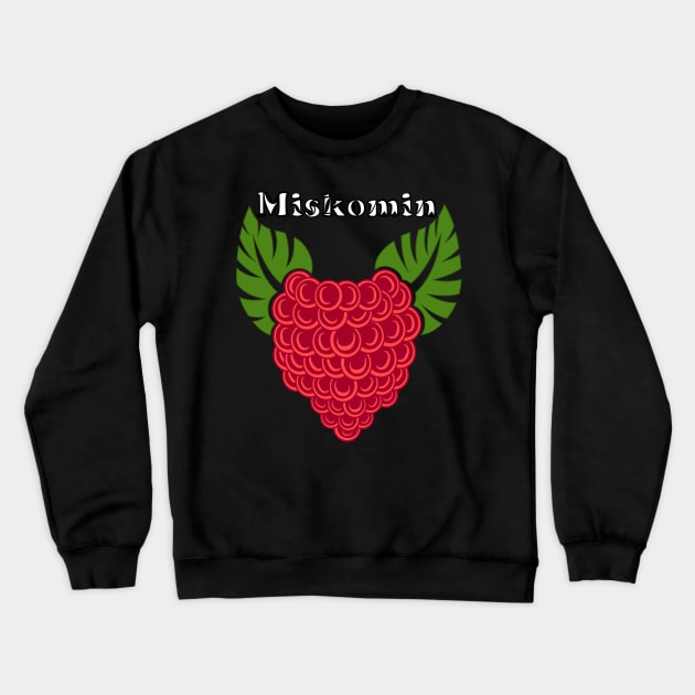 Raspberry (Miskomin) Crewneck Sweatshirt by KendraHowland.Art.Scroll